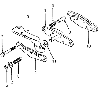 Part Location Diagram of HH-0603314 Cub Cadet Spring, Return